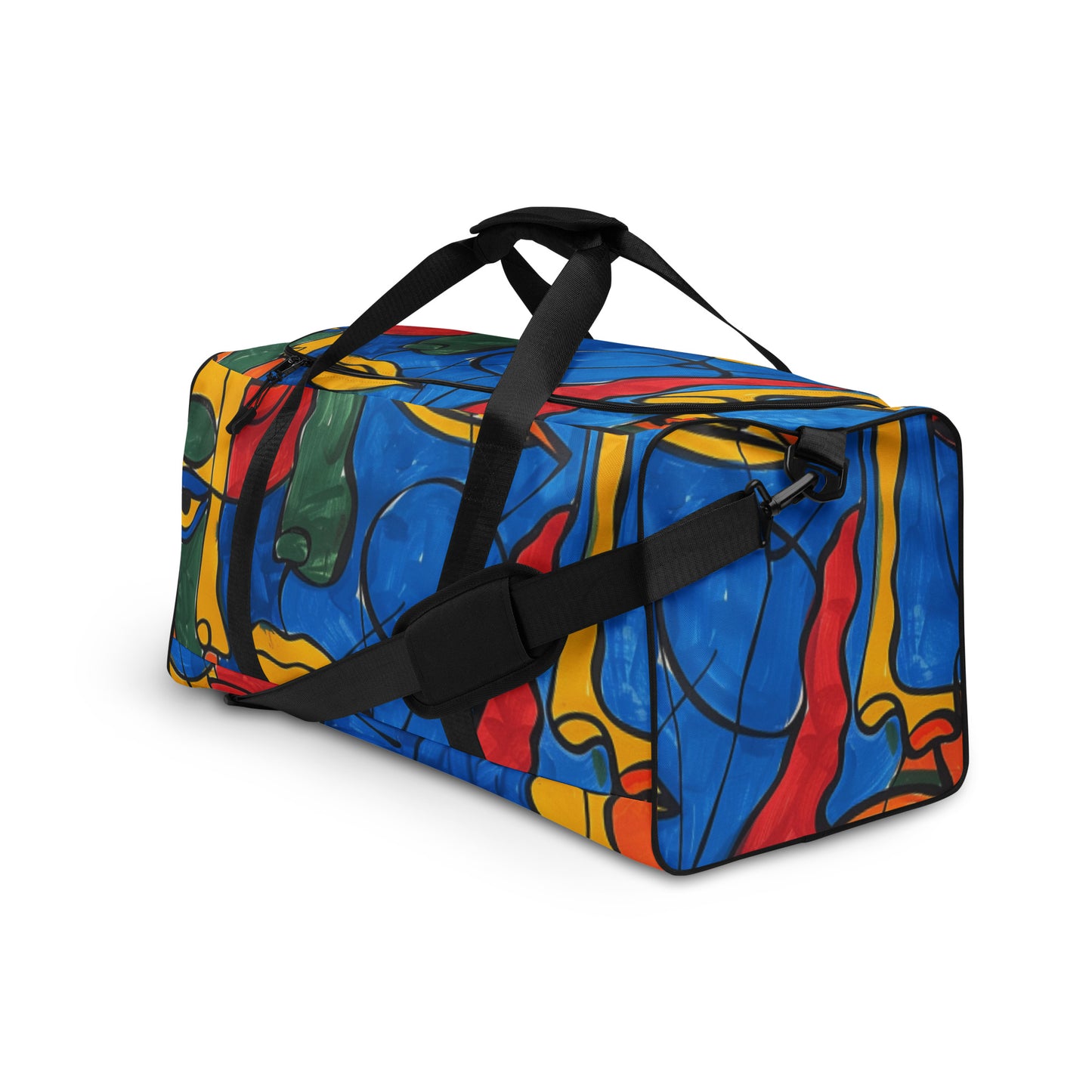 Abstract Faces Duffle bag